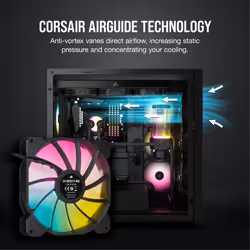 Corsair SP140 RGB ELITE Boitier PC Ventilateur 14 cm Noir 2 pièce(s) - Vue supplémentaire 13