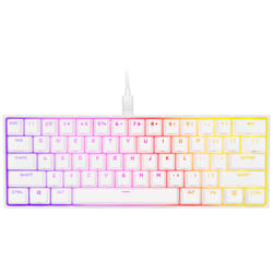 Corsair CH-9194114-DE - Tastatur clavier USB Allemand Blanc