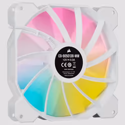 Corsair SP140 RGB ELITE Boitier PC Ventilateur 14 cm Blanc 1 pièce(s)