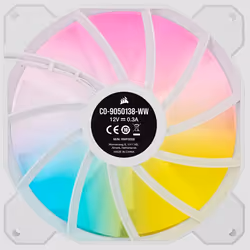 Corsair SP140 RGB ELITE Boitier PC Ventilateur 14 cm Blanc 1 pièce(s) - Vue supplémentaire 4