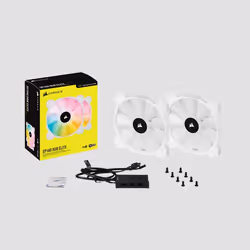 Corsair SP140 RGB ELITE Boitier PC Ventilateur 14 cm Blanc 2 pièce(s) - Vue supplémentaire 10