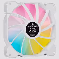 Corsair SP140 RGB ELITE Boitier PC Ventilateur 14 cm Blanc 2 pièce(s)