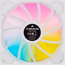 Corsair SP140 RGB ELITE Boitier PC Ventilateur 14 cm Blanc 2 pièce(s) - Vue supplémentaire 5
