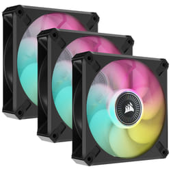 Corsair CO-9050113-WW système de refroidissement d’ordinateur Boitier PC Ventilateur 12 cm Noir 3 pièce(s)