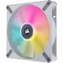 Corsair iCUE ML140 RGB ELITE Boitier PC Ventilateur 14 cm Blanc 2 pièce(s)