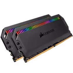 Corsair Dominator CMT32GX4M2E3200C16, 32 Go, 2 x 16 Go, DDR4, 3200 MHz, 288-pin DIMM, Noir