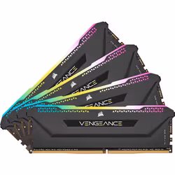 Corsair Vengeance RGB Pro CMH64GX4M4D3600C18, 64 Go, 4 x 16 Go, DDR4, 3600 MHz, 288-pin DIMM