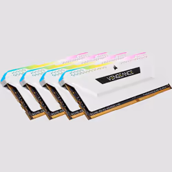 Corsair Vengeance RGB Pro CMH64GX4M4D3600C18W, 64 Go, 4 x 16 Go, DDR4, 3600 MHz, 288-pin DIMM