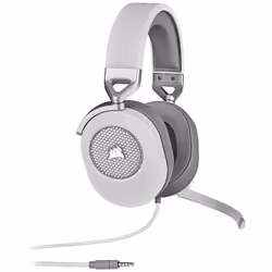 Corsair HS65 SURROUND, Avec fil, Jouer, 20 - 20000 Hz, 282 g, Casque, Blanc