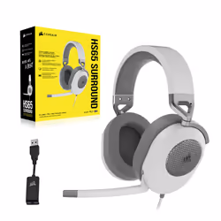 Corsair HS65 SURROUND À la main Blanc - Vue supplémentaire 4