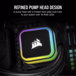 Corsair H100i Processeur Refroidisseur de liquide tout-en-un 12 cm Noir 1 pièce(s)