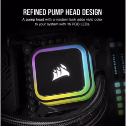 Corsair H115I Refroidisseur d'air Noir 1 pièce(s)