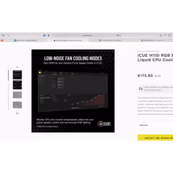 Corsair H115I Refroidisseur d'air Noir 1 pièce(s) - Vue supplémentaire 5