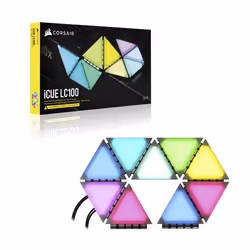 Corsair iCUE LC100 Universel Kit d'éclairage pour boîtier PC