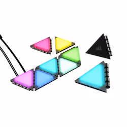 Corsair iCUE LC100, Universel, Kit d'éclairage pour boîtier PC, Multicolore, 3-pin, 9 pièce(s)