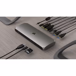 Corsair TBT100 Thunderbolt 3 40000 Mbit/s Noir, Argent - Vue supplémentaire 15