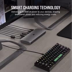 Corsair TBT100 Thunderbolt 3 40000 Mbit/s Noir, Argent - Vue supplémentaire 6