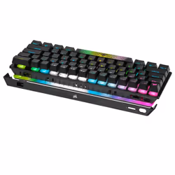 Corsair K70 PRO MINI WIRELESS clavier FR sans fil +USB QWERTY Français Noir - Vue supplémentaire 10