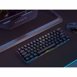Corsair K70 PRO MINI WIRELESS clavier FR sans fil +USB QWERTY Français Noir - Vue supplémentaire 17