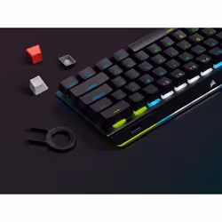 Corsair K70 PRO MINI WIRELESS clavier FR sans fil +USB QWERTY Français Noir - Vue supplémentaire 19