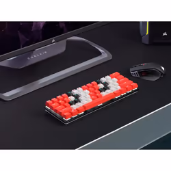 Corsair K70 PRO MINI WIRELESS clavier FR sans fil +USB QWERTY Français Noir - Vue supplémentaire 20