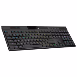 Corsair K100 RGB AIR clavier USB + RF Wireless + Bluetooth QWERTZ Allemand Noir