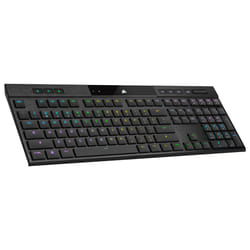 Corsair N-key rollover clavier USB + RF Wireless + Bluetooth AZERTY Français Noir