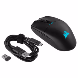 Corsair KATAR ELITE Wireless souris Droitier RF Wireless + Bluetooth + USB Type-A Optique 26000 DPI - Vue supplémentaire 6