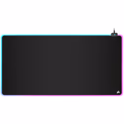 Corsair CH-9417080-WW, Noir, Monochromatique, Caoutchouc, Alimenté par port USB, Base antidérapante, Tapis de souris de jeu