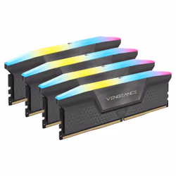 Corsair Vengeance RGB CMH64GX5M4B6000C36, 64 Go, 4 x 16 Go, DDR5, 6000 MHz, 288-pin DIMM