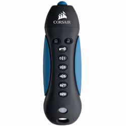 Corsair Padlock lecteur USB flash 256 Go USB Type-A 3.2 Gen 1 (3.1 Gen 1) Noir, Bleu
