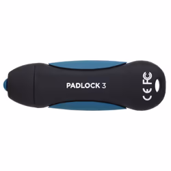 Corsair Padlock lecteur USB flash 256 Go USB Type-A 3.2 Gen 1 (3.1 Gen 1) Noir, Bleu - Vue supplémentaire 5