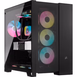 Corsair 6500D AIRFLOW, Midi Tower, PC, Noir, ATX, 19 cm, 40 cm