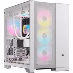 Corsair 6500D AIRFLOW, Midi Tower, PC, Blanc, ATX, 19 cm, 40 cm