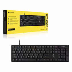 Corsair K70 CORE clavier Jouer USB AZERTY Français Noir