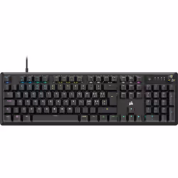 Corsair K70 CORE RGB, Avec fil, USB, Clavier mécanique, QWERTY, LED RGB, Noir