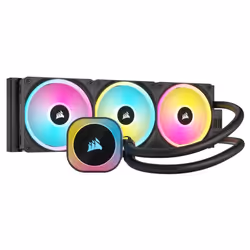 Corsair H150I, Refroidisseur de liquide tout-en-un, 12 cm, 63,1 cfm, Noir