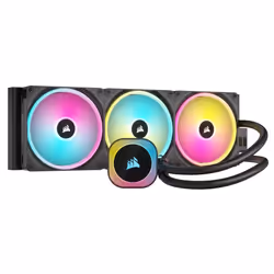 Corsair H170I, Kit de refroidissement du liquide, 14 cm, 400 tr/min, 2000 tr/min, 82,5 cfm, Noir