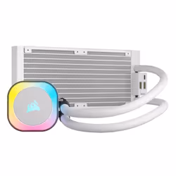 Corsair H100I Processeur Refroidisseur hybride 12 cm Blanc