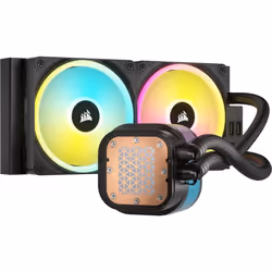 Corsair CW-9061007-WW système de refroidissement d’ordinateur Processeur Refroidisseur d'air 12 cm Noir 2 pièce(s)