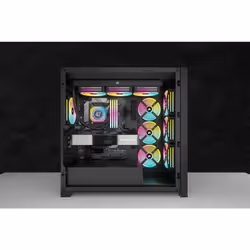Corsair CW-9061007-WW système de refroidissement d'ordinateur Processeur Refroidisseur d'air 12 cm Noir 2 pièce(s) - Vue supplémentaire 5