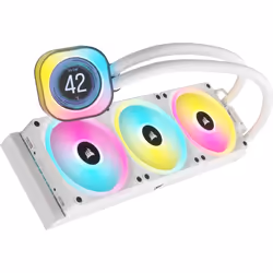 Corsair CW-9061010-WW système de refroidissement d’ordinateur Processeur Refroidisseur d'air 12 cm Blanc 3 pièce(s)