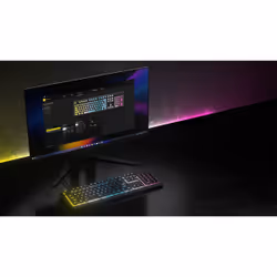 Corsair K55 CORE RGB clavier Gaming USB AZERTY Français Noir - Vue supplémentaire 4