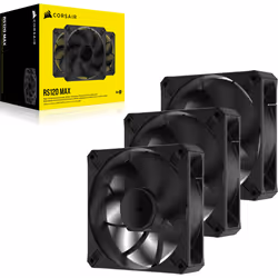 Corsair RS120 MAX Boitier PC Ventilateur 12 cm Noir 3 pièce(s) - Vue supplémentaire 6