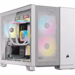 Corsair 2500D AIRFLOW, Midi Tower, PC, Blanc, ATX, 18 cm, 40 cm