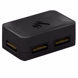 Corsair iCUE LINK 4 Way Splitter, Noir, Magnétique, 50 mm, 32 mm, 36 g