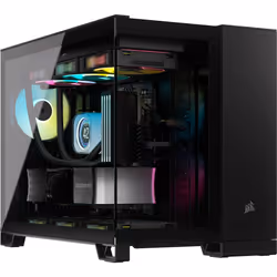 Corsair 2500X, Midi Tower, PC, Noir, ATX, 18 cm, 40 cm