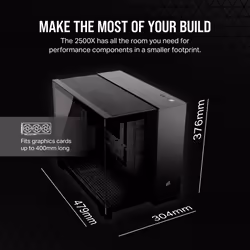 Corsair 2500X Midi Tower Noir - Vue supplémentaire 6