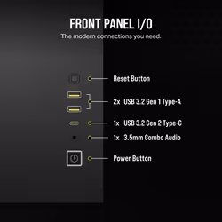 Corsair 2500X Midi Tower Noir - Vue supplémentaire 8