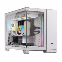 Corsair 2500X RGB Micro Tower Blanc